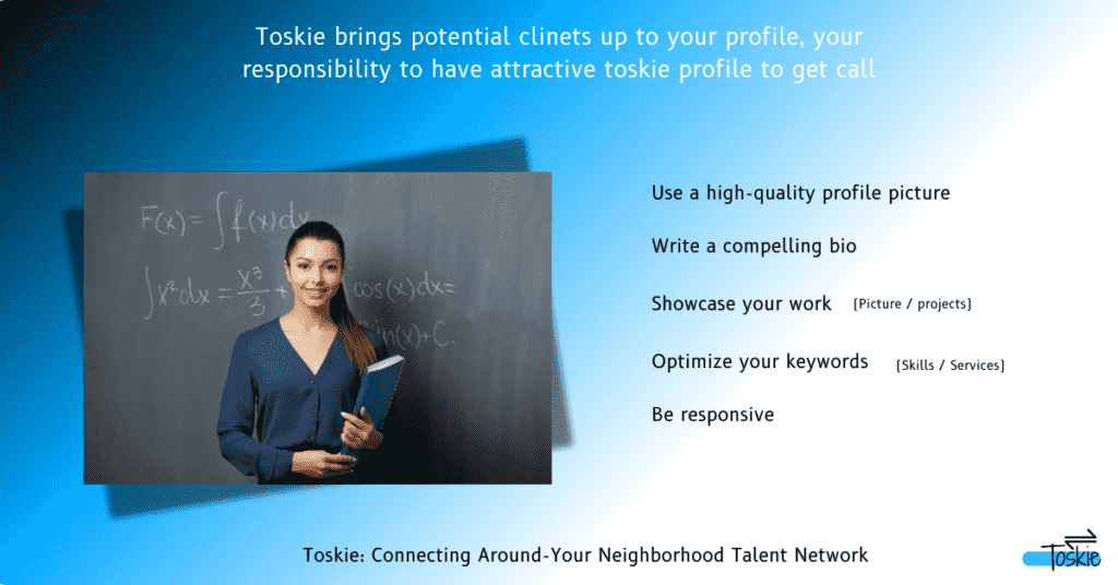 Optimize Your Toskie Profile to Attract More Clients