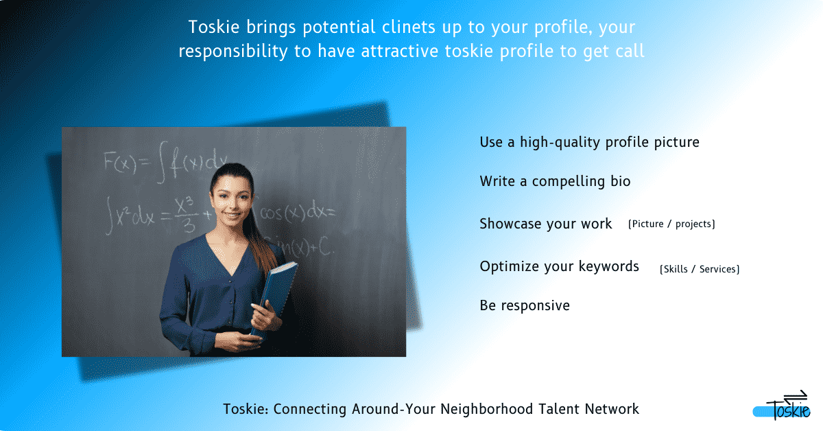 Optimize Your Toskie Profile to Attract More Clients