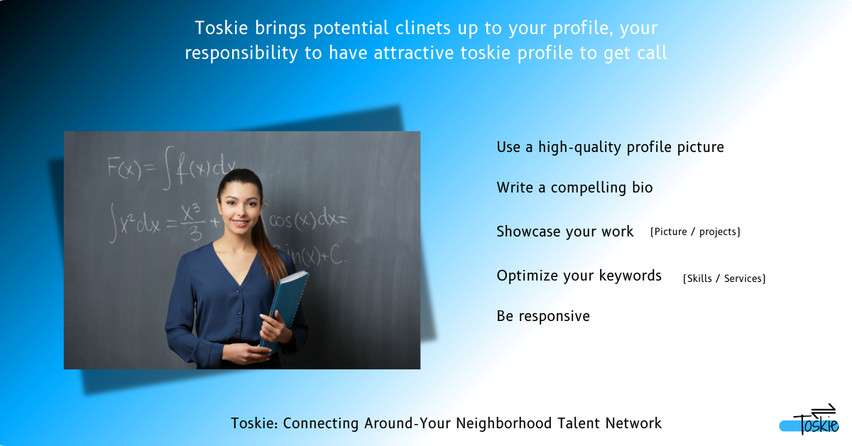 Optimize Your Toskie Profile to Attract More Clients